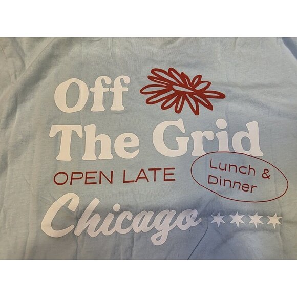 Off The Grid Records T-Shirt Men’s XL Blue Chicago Exclusive John Summit 2022 - Picture 7 of 9